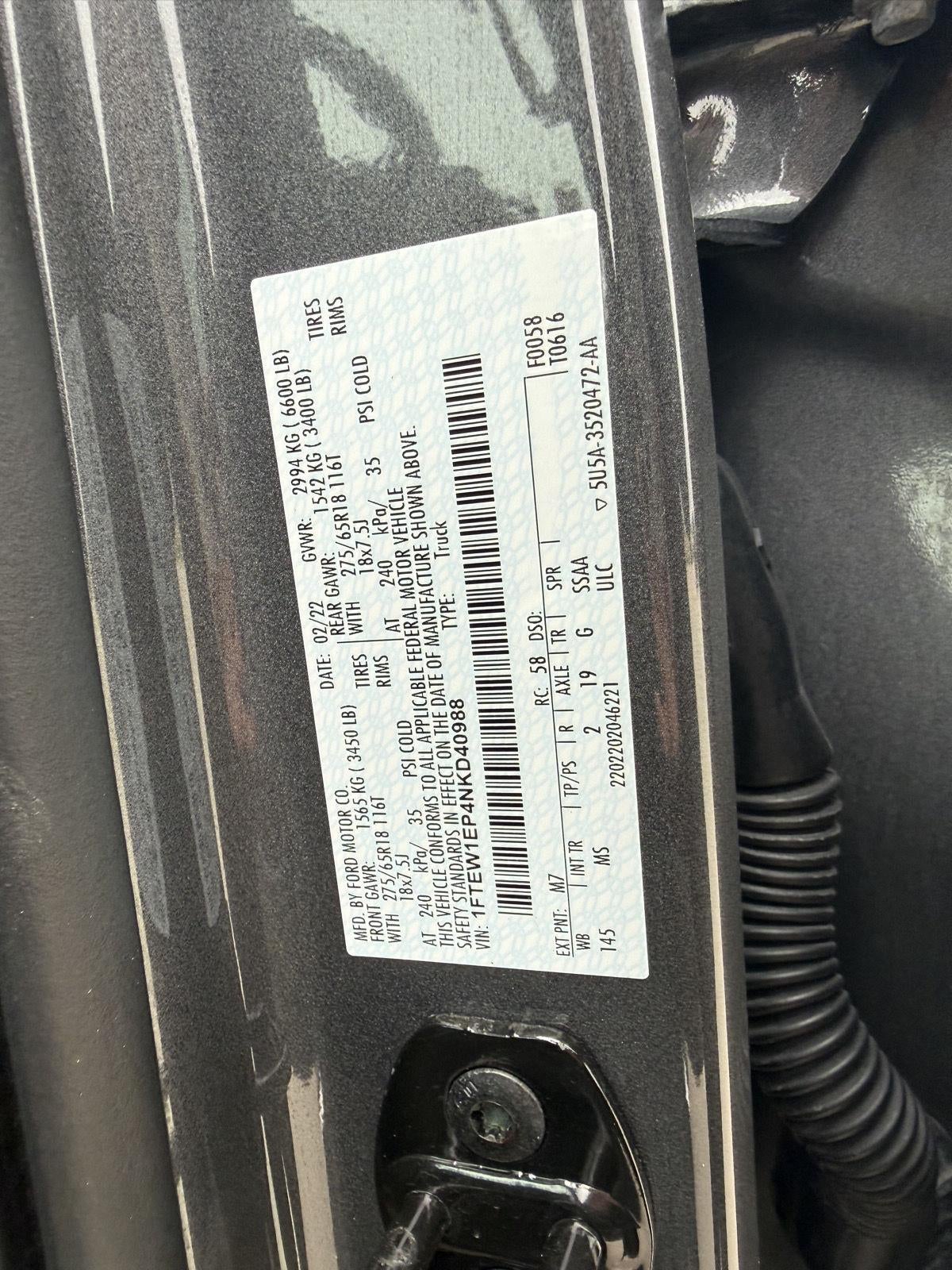 2022 Ford F-150 XLT