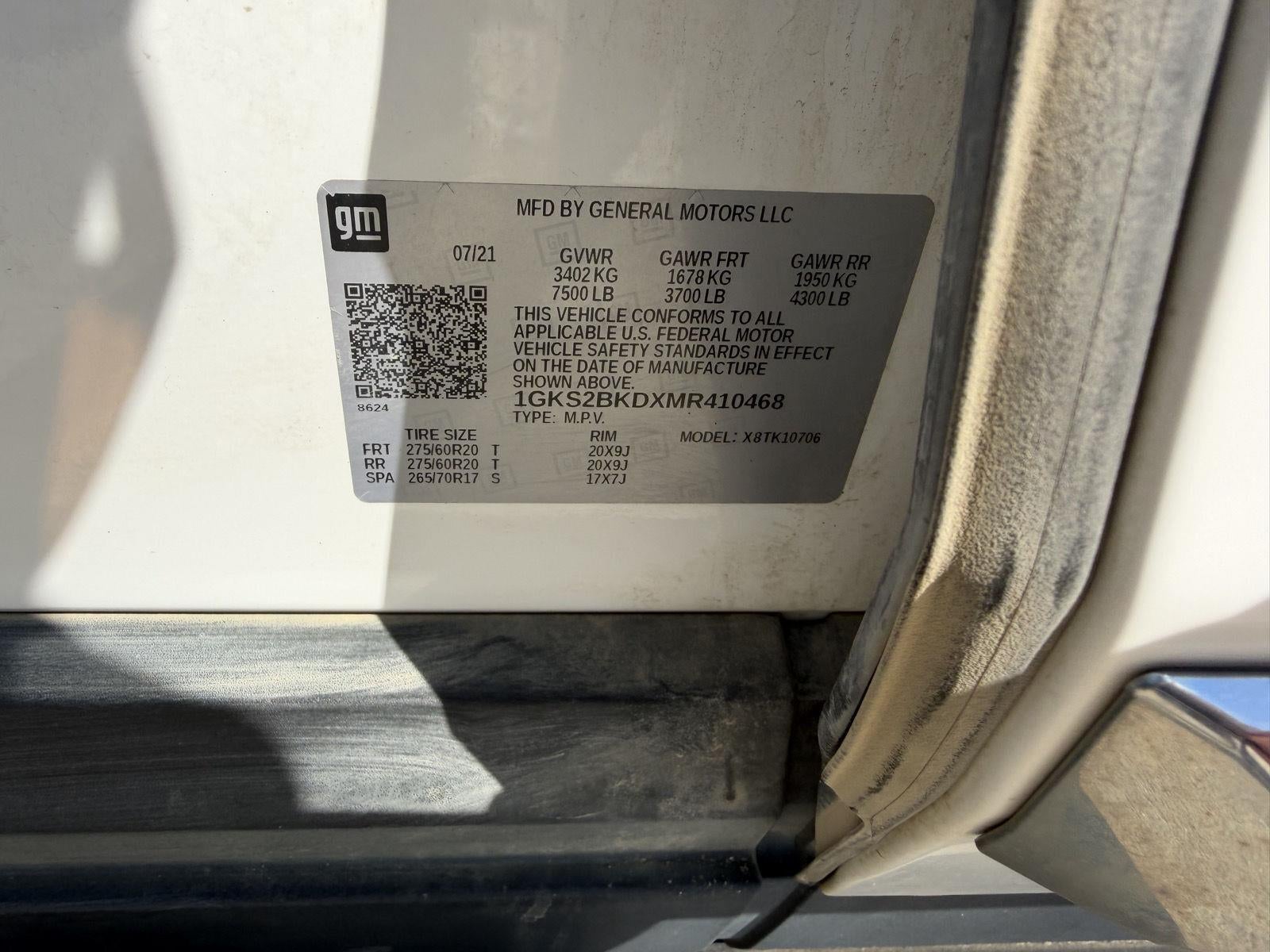 2021 GMC Yukon SLT