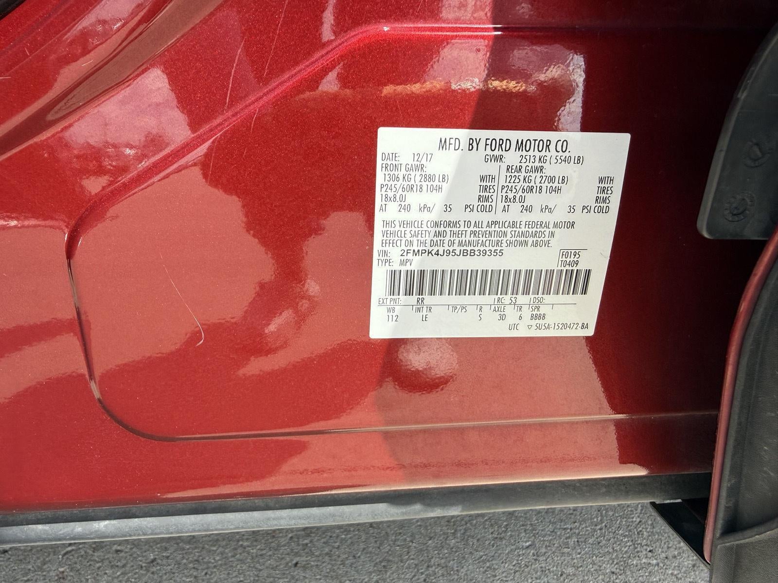 2018 Ford Edge SEL